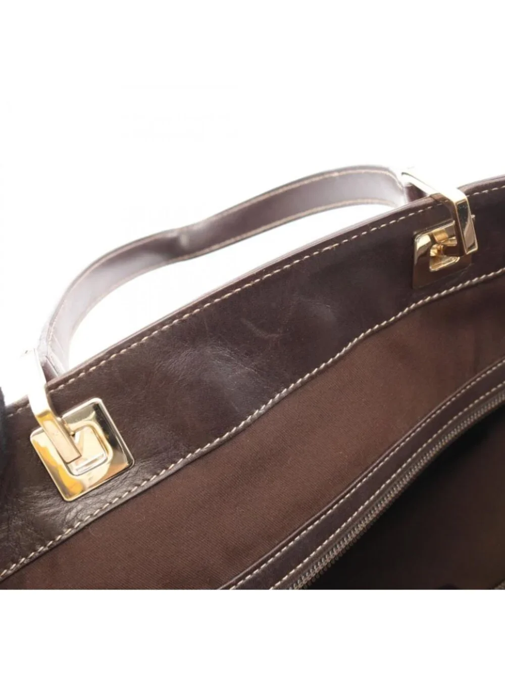 Gucci Tote GG Canvas Beige Dark Brown Horsebit